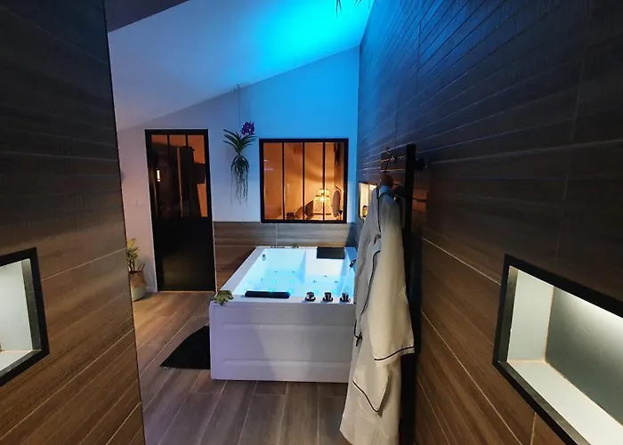 Сasa de vacaciones Sauna, Balneo, Terrasse, Parking, Le Totalement Privé Dans Maison Indépendante à La Décoration Soignée, Ensoleillé Et Sans Vis à Vis, Prise Ve, Calme Et Discrétion Garantis, Idéalement Situé Pour Visiter La Région, Animaux Bienvenues *